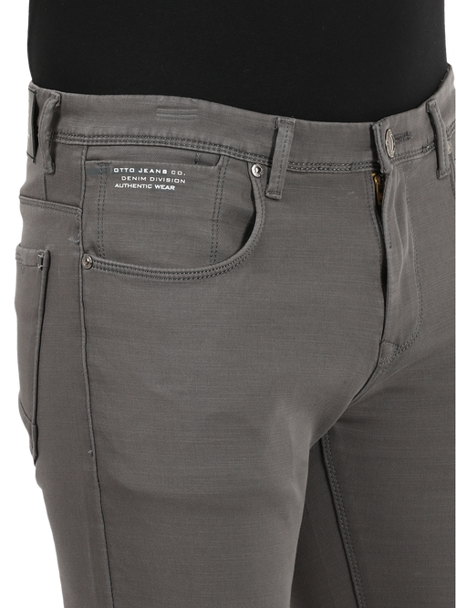 Dark Grey Denim Core Trousers