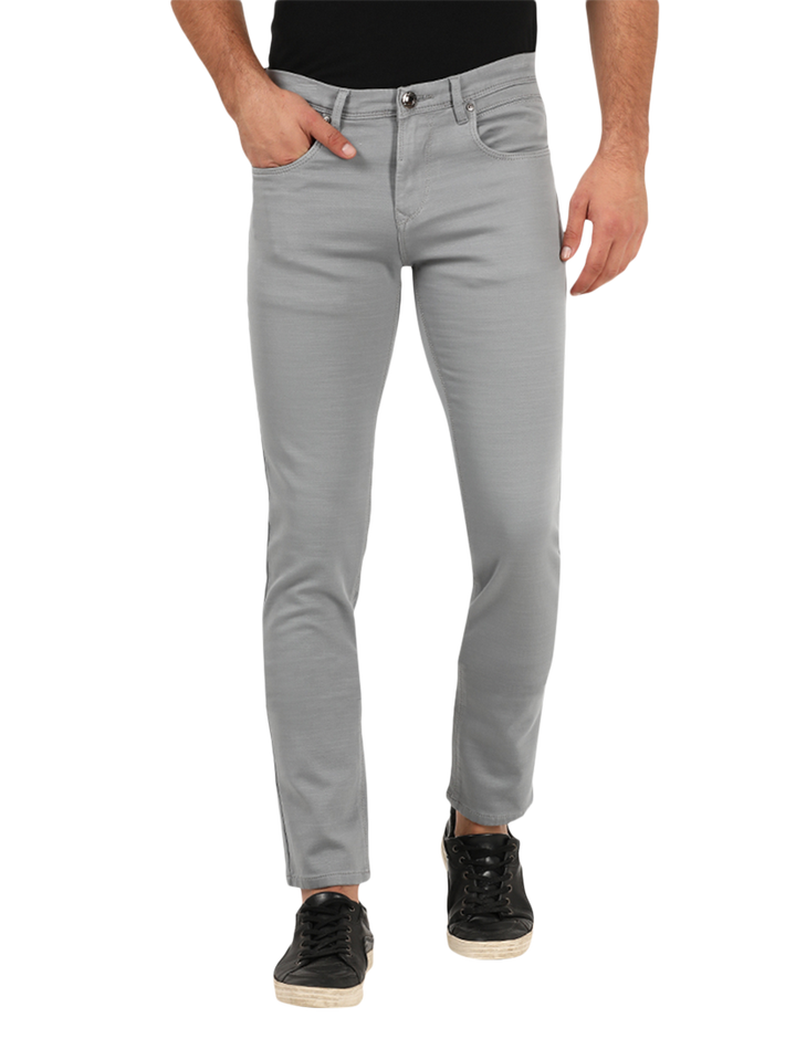 Grey Denim Core Trousers