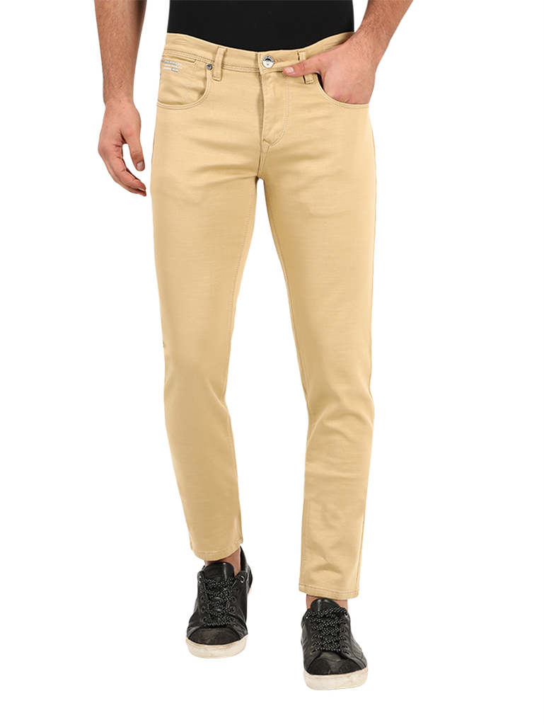 Buy Dark Brown Solid Slim Fit Trousers for Men Online at Killer Jeans   471593