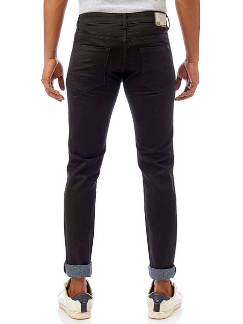 Black Core Denim Trousers