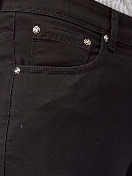 Black Core Denim Trousers