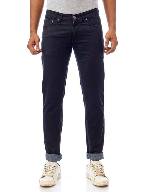 Navy Core Denim Trousers