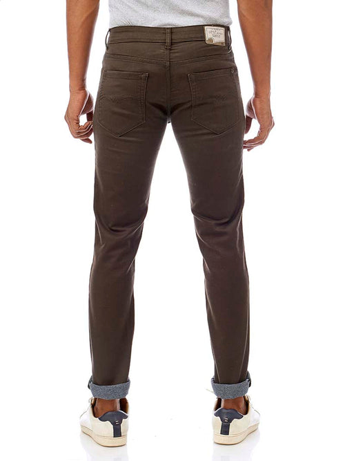 Olive Core Denim Trousers