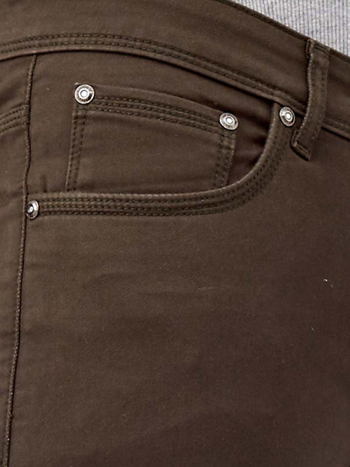 Olive Core Denim Trousers