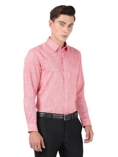 OTTO - Pink Plain Shirt. Relax Fit - LINENFEEL_1 –