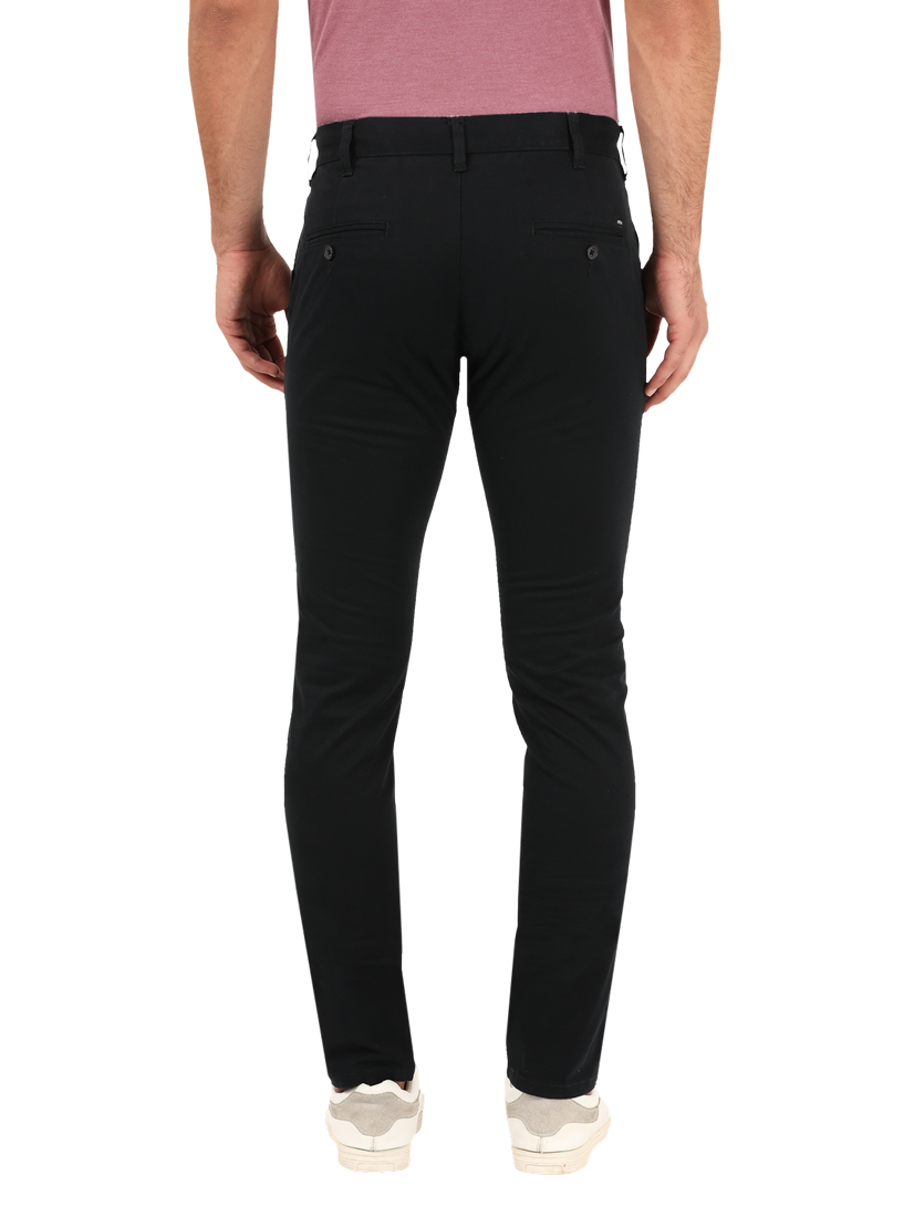 Black Casual Core Trousers