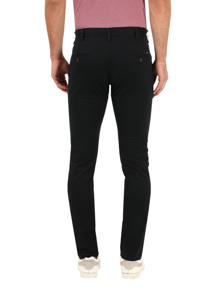 Black Casual Core Trousers