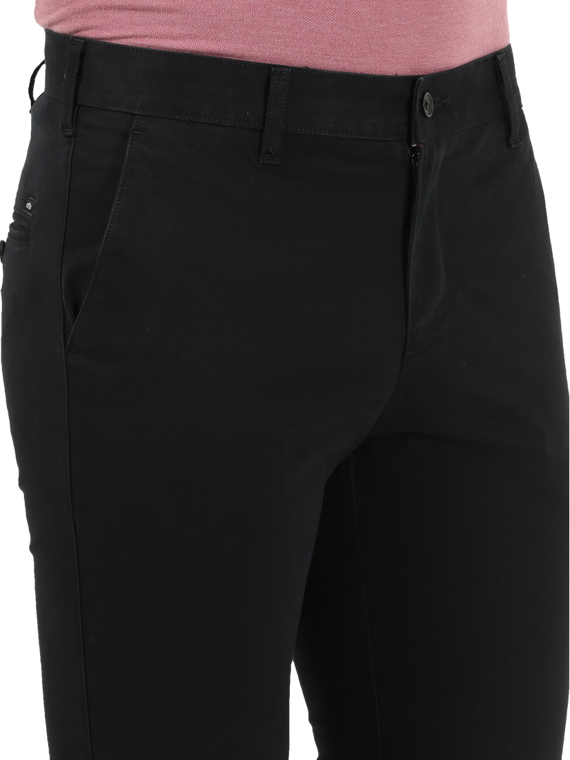 Black Casual Core Trousers