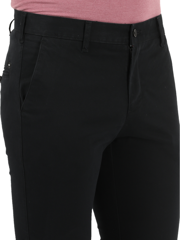 Black Casual Core Trousers