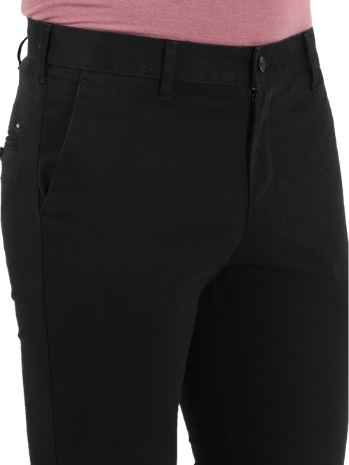 Black Casual Core Trousers