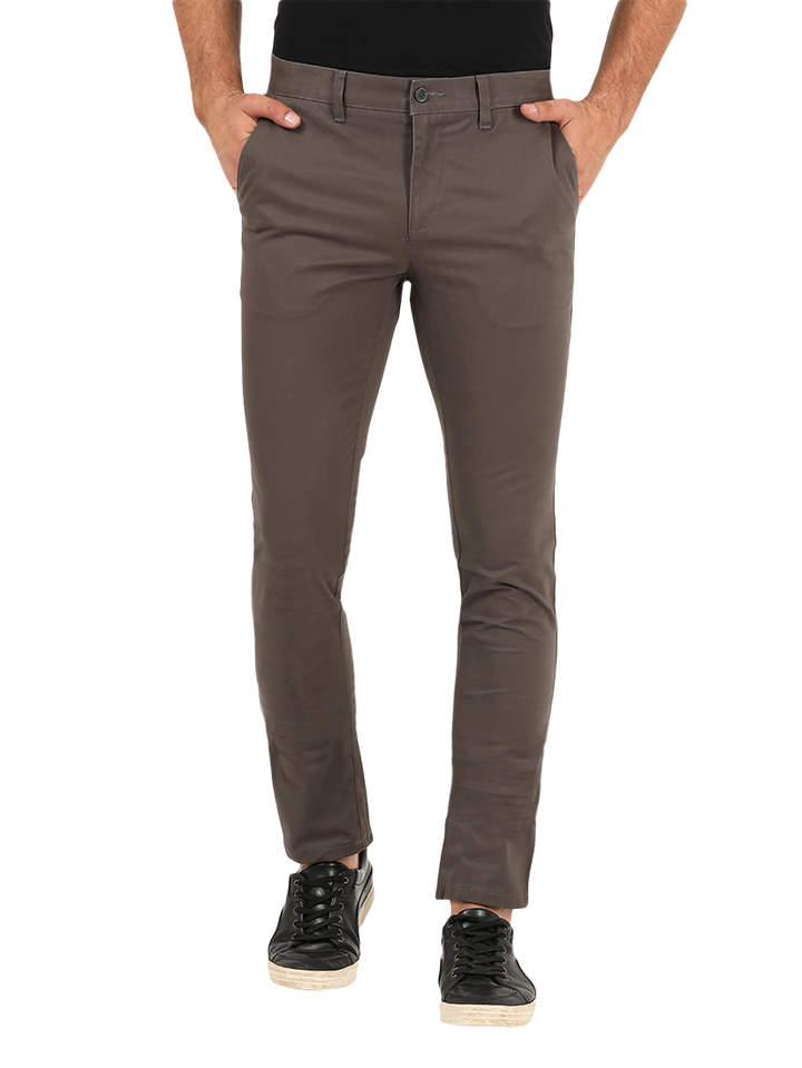 D.Grey Casual Core Trousers