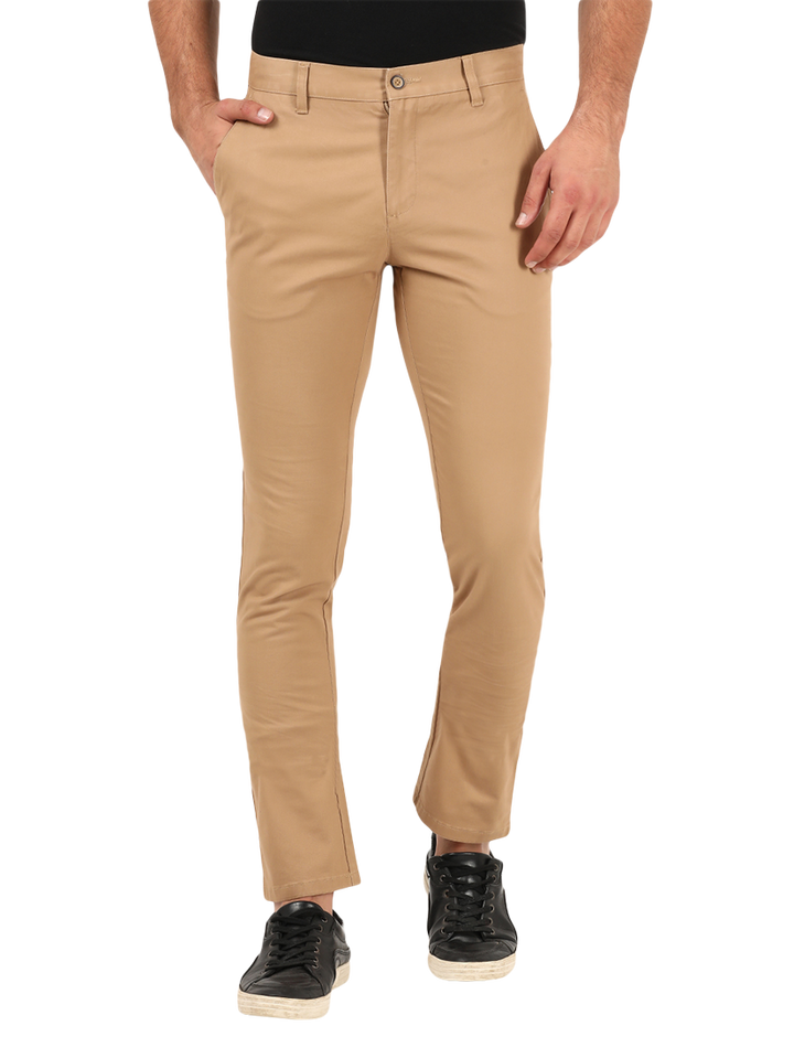 Khaki Casual Core Trousers -