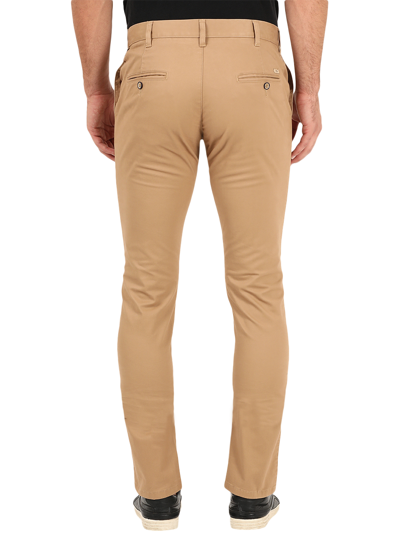 Khaki Casual Core Trousers -