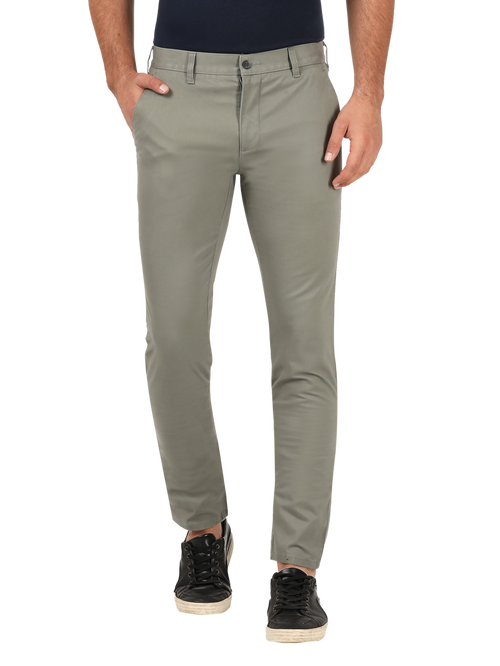 LT.Grey Casual Core Trousers