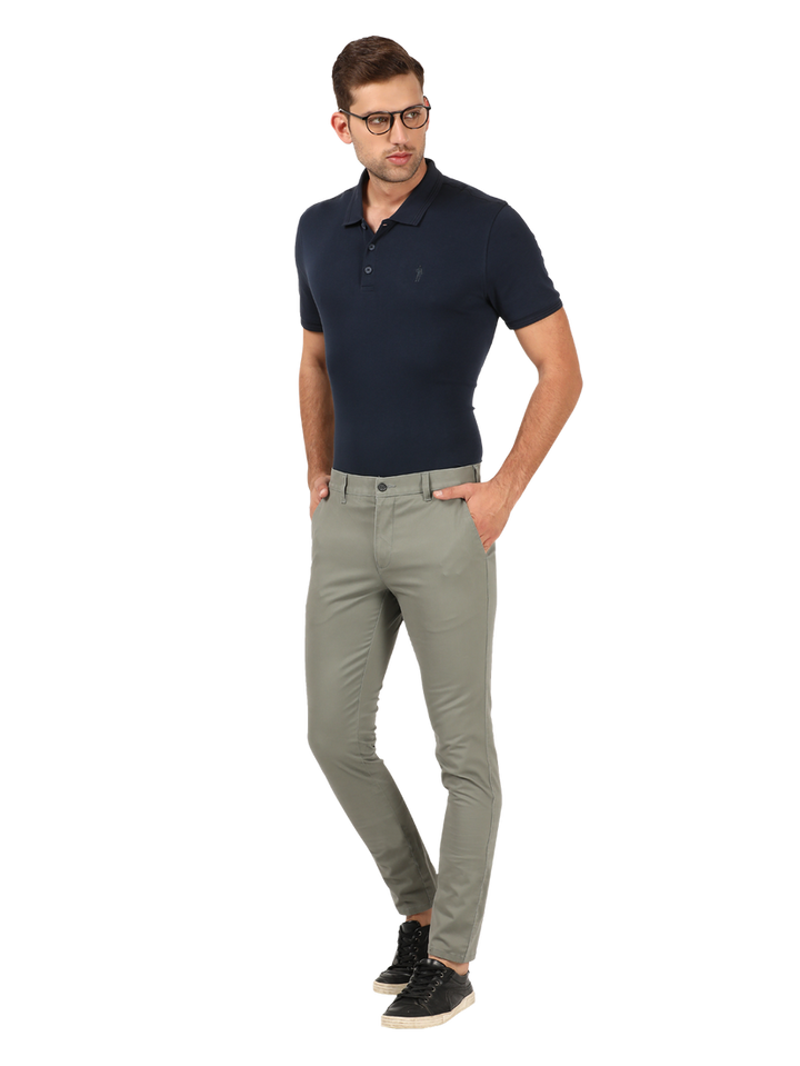 LT.Grey Casual Core Trousers