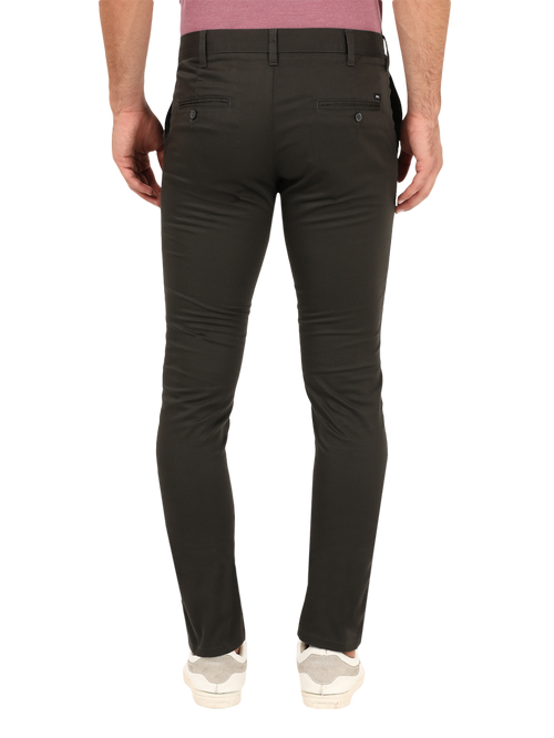 Dark Olive Casual Core Trousers