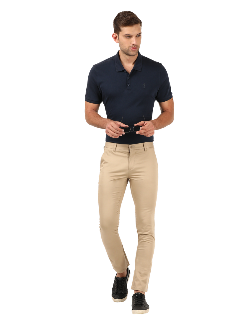 Khaki Casual Core Trousers