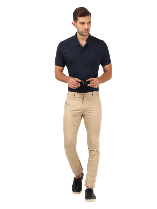 Khaki Casual Core Trousers