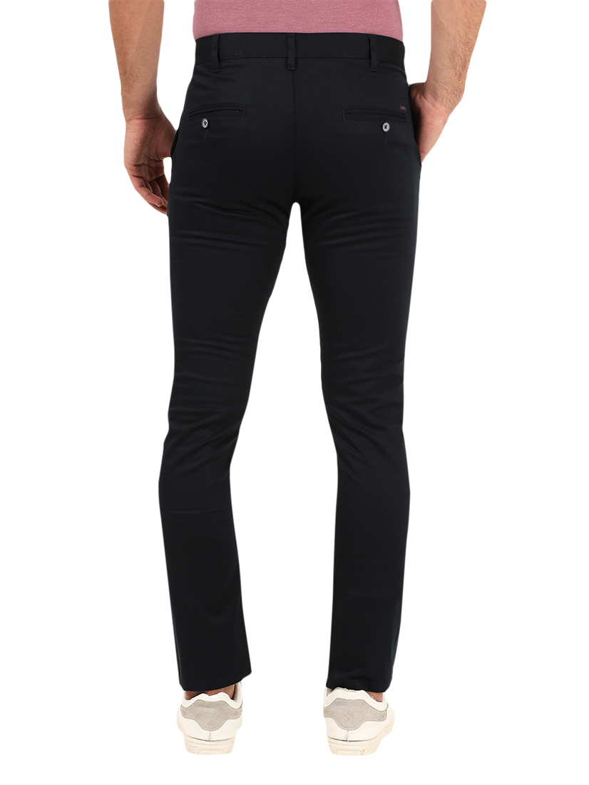 Dark Navy Casual Core Trousers