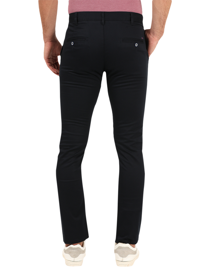 Dark Navy Casual Core Trousers