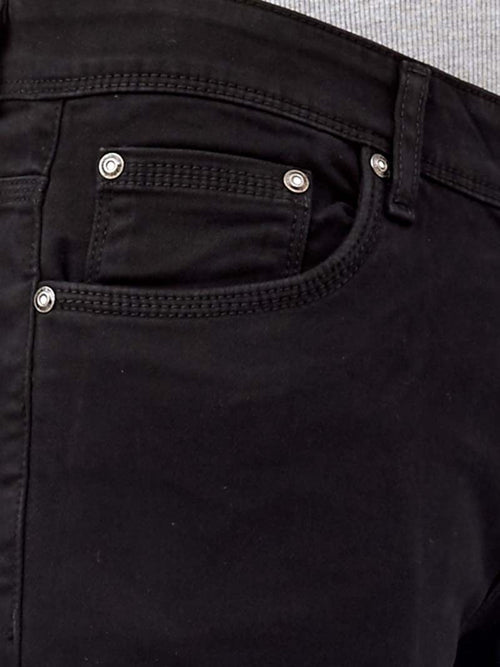 Black Core Denim Trousers