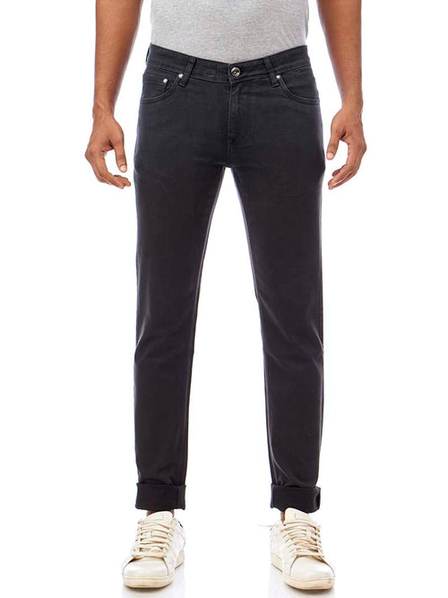 Dark Grey Core Denim Trousers