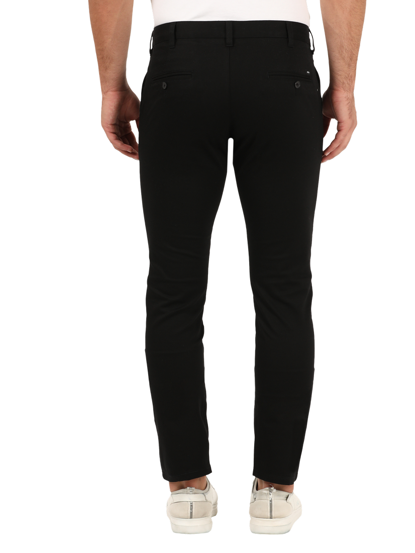 Black Casual Core Trousers - YAARIS-BLACK