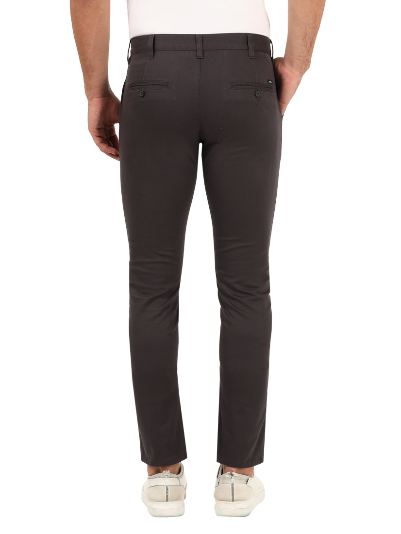 D.Grey Casual Core Trousers - YAARIS-D.GREY