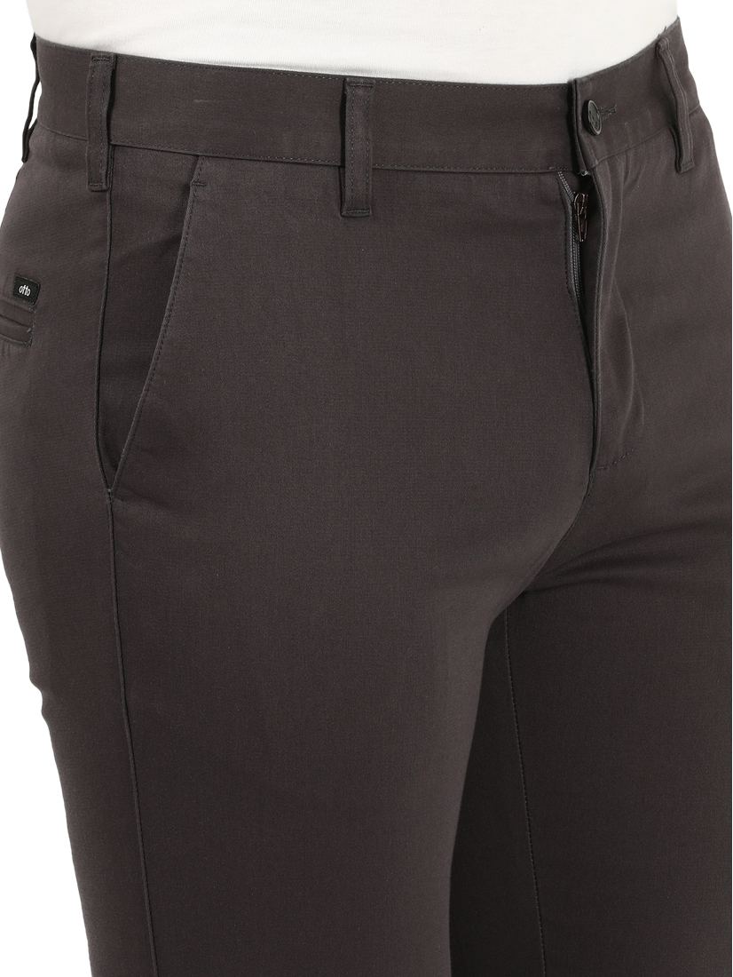 Dark Grey Casual Core Trousers