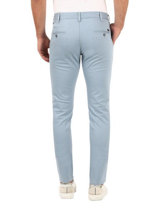 Light Blue Casual Core Trousers