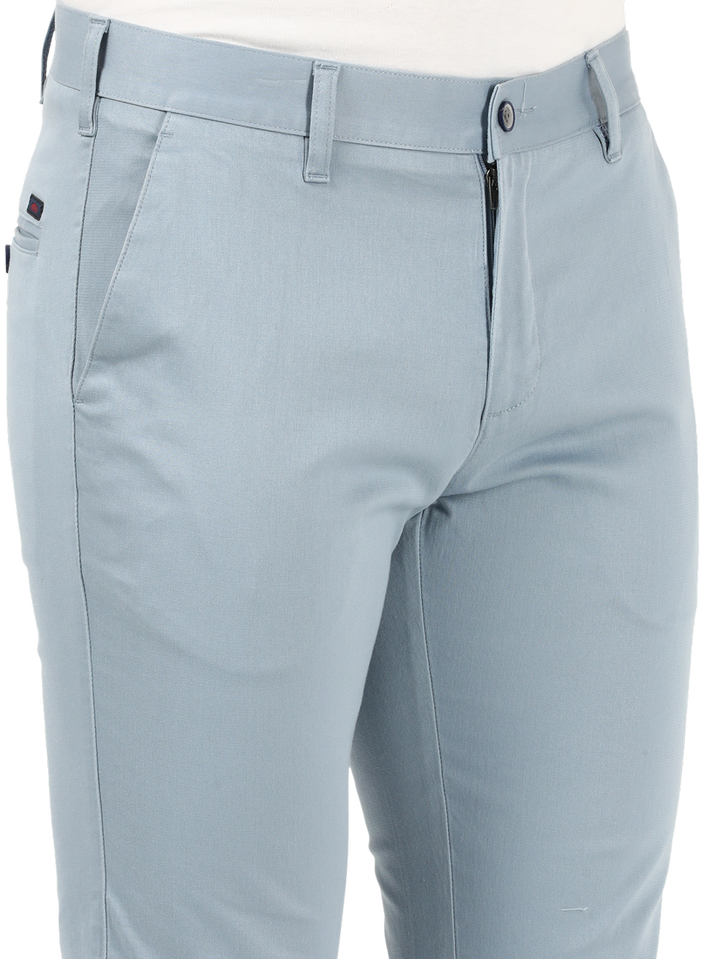 Light Blue Casual Core Trousers