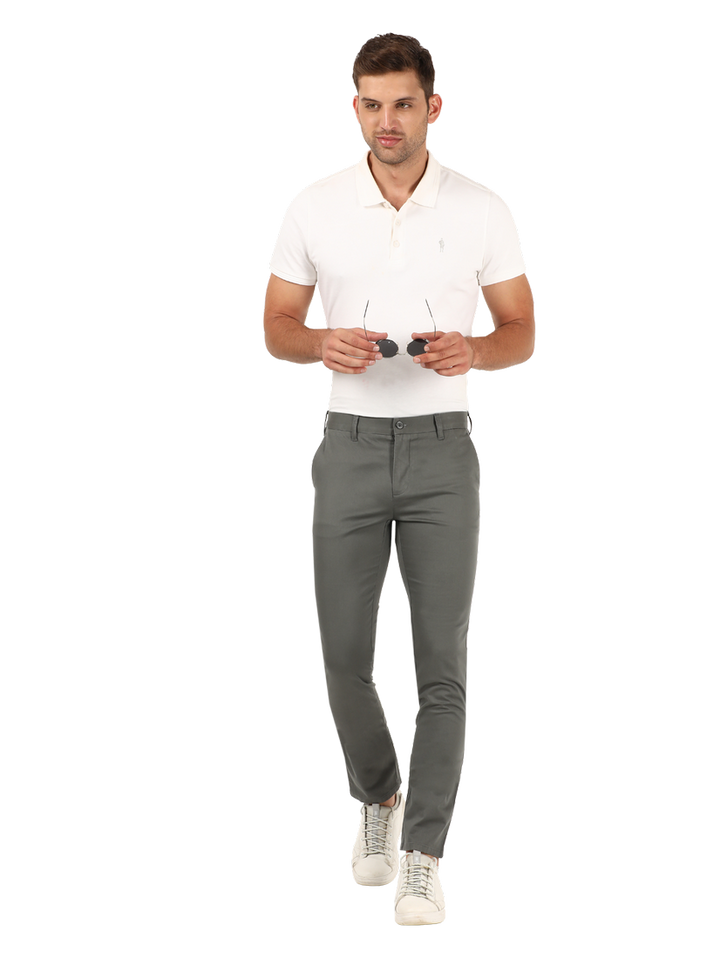 L.Grey Casual Core Trousers