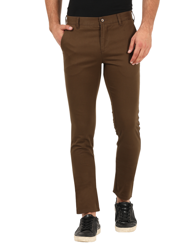 Olive Casual Core Trousers